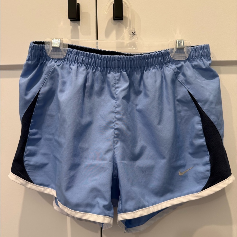 Nike Women's Light Blue Athletic Shorts